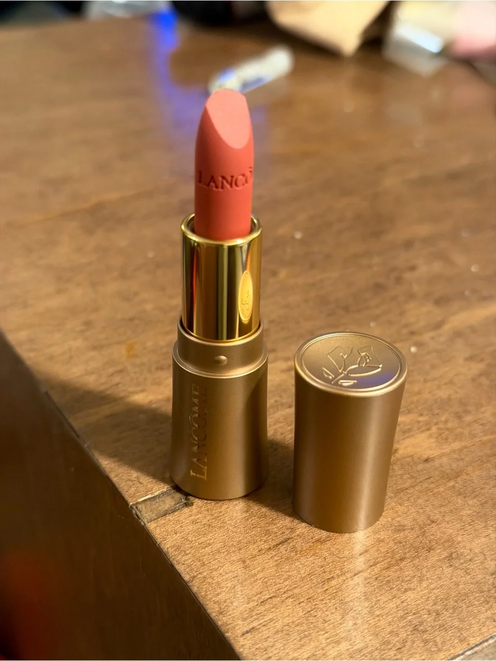 L'Absolu Rouge Intimatte Buildable Soft Matte Lipstick 1.6gm in  274 French Tea